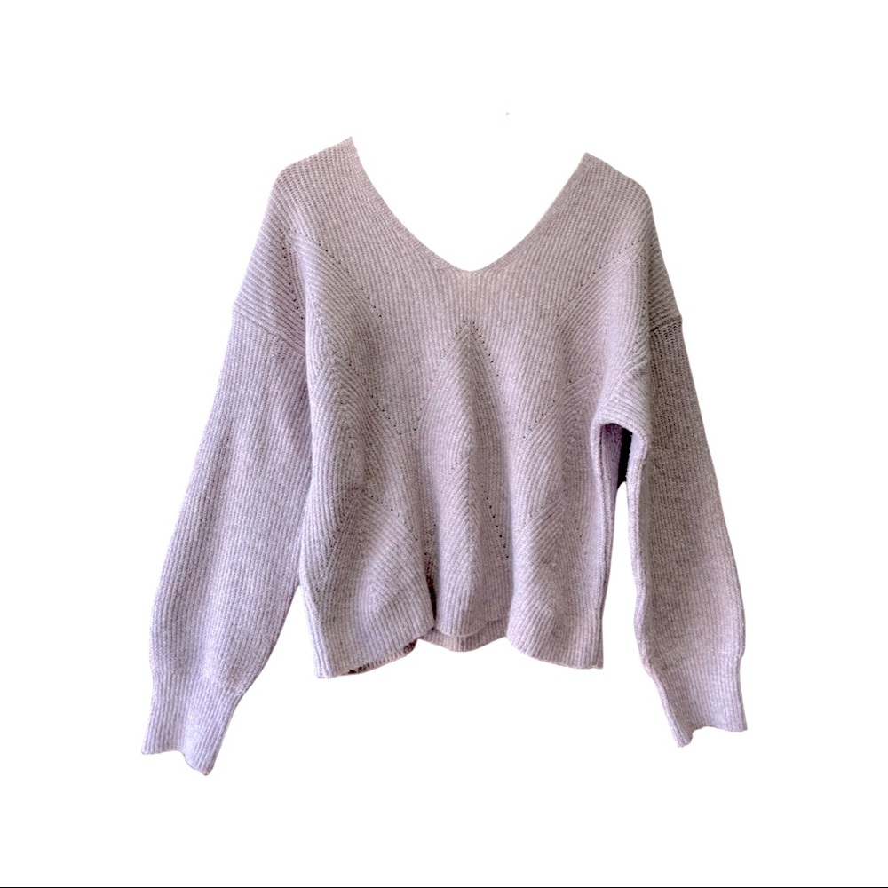 Pink Rose Vintage, Lavender Sweater Size Medium. Super Soft.